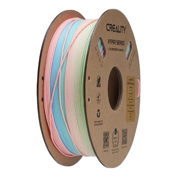 3D Print Filament, Høj Hastighed, Multi-Farvet Gradient, Vild Blomst-Lang