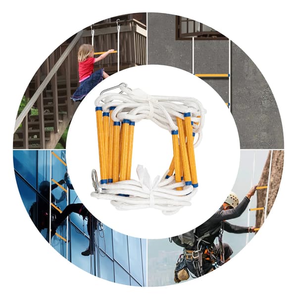 12M Repstege, Hög Lastkapacitet, Hållbart Brandsäkert Material, Bärbar Design