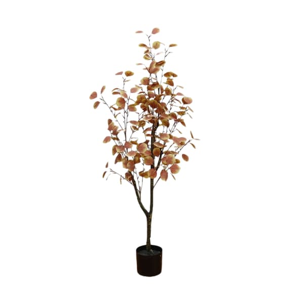 Kunstig Eucalyptus Træ, 4 fods højde, holdbart PE-materiale, 120 cm