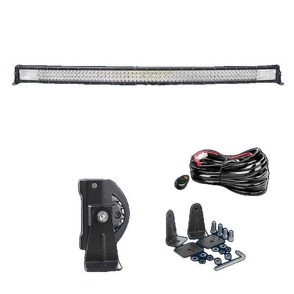 LED-ljusramp, böjd design, offroadfordonsbelysning