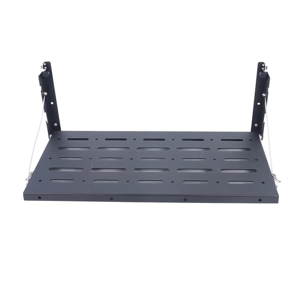 Bil Bagklap Bord, Passer til Jeep Wrangler JK 2007-2017, Metal Konstruktion, Foldbart Design, sort
