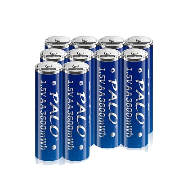 Ladattava AA-paristo, 1.5V, Nopea lataus, 10PCS AA