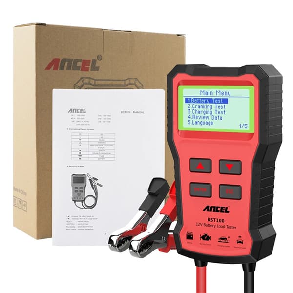 Bilbatteritestare, 12V batterianalysator, test av start- och laddningskretsar