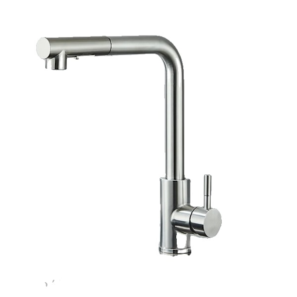 Kökskran, utdragbar, rostfritt stål Brushed Nickel