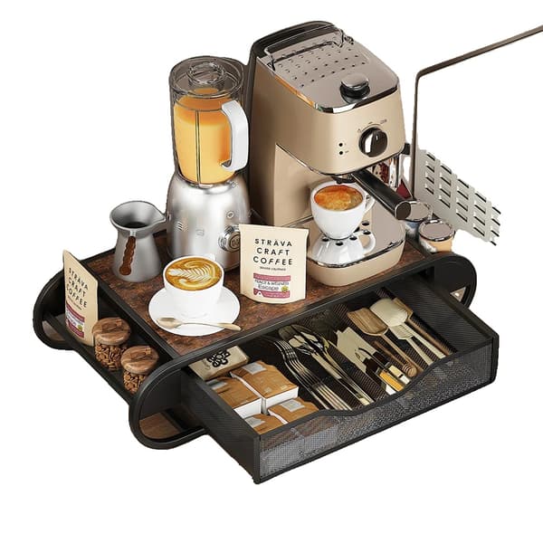 Kaffemaskine Stativ, Multifunktionelt, Støvbeskyttet, Bordinstallation