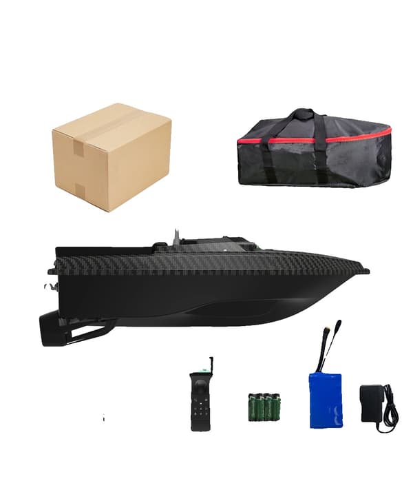 Bait Boat, 3 kg Belastningsevne, GPS Navigation, SORT