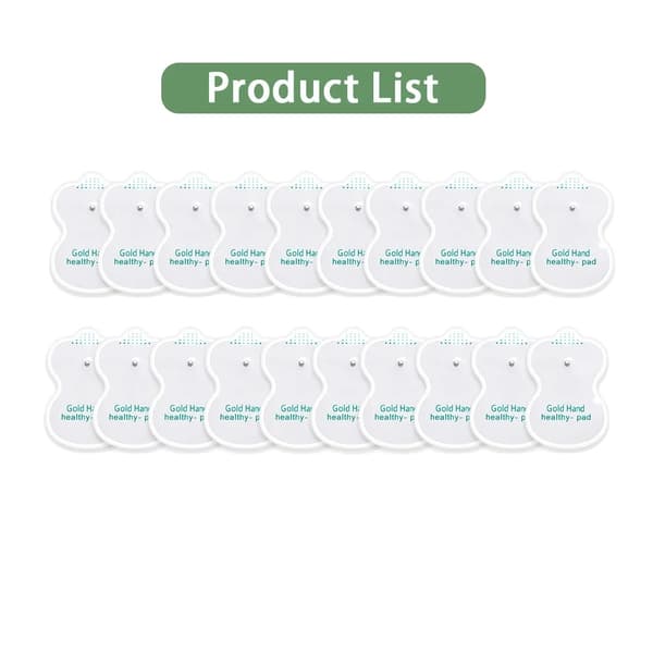 Lihasstimulaattori, 8 tilaa, Digitaalinen näyttö, 20Pcs