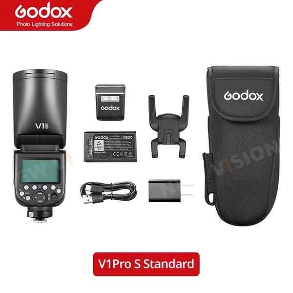 Kamerablixt, hög hastighetssynk, TTL-stöd, V1PRO-S