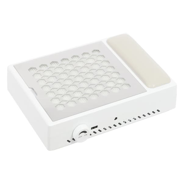 Nageldammsugare, 56W effekt, justerbart sug, ergonomisk design,VIT