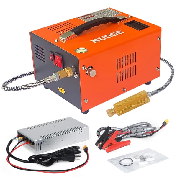 PCP Luftkompressor Pump, 4500Psi Tryck, Inbyggd Fläktkylning, 110-220V PLUG, EU
