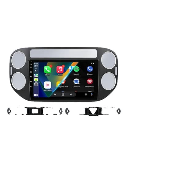 Billydsystem, Touchscreen-interface, Understøtter forskellige formater, Kompatibel med Tiguan 1 2006-2016, T4-Kamera-DVR