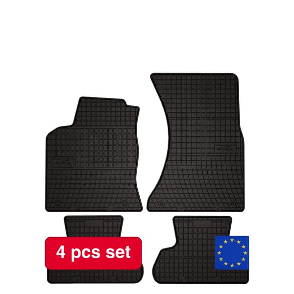 Gummimåtter til biler, skræddersyet til Audi Q5 I (2008-2017), gummimateriale, syntetisk fiberfyld, måttype, holdbart design