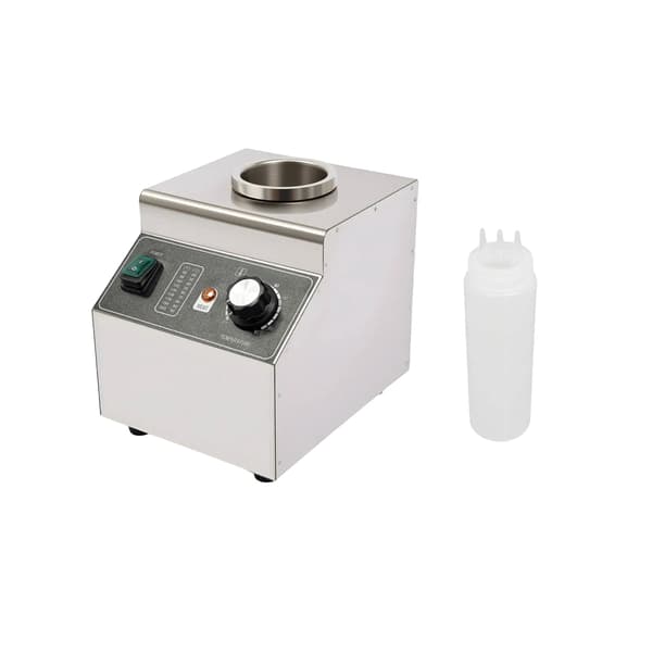 Elektrisk Saucevarmer, Justerbar Temperatur, Rustfrit Stål Design, 100W