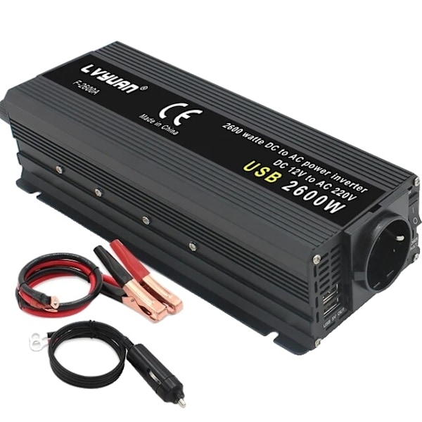 Strømomformer, 12V, 220V C