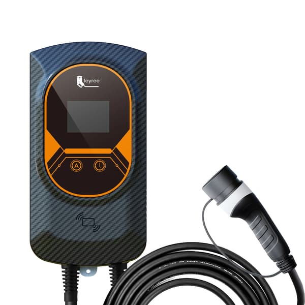 EV-laddstation, 22 kW effekt, smart appkontroll, 7,6 kW 32 A 1 fas, TYPE2