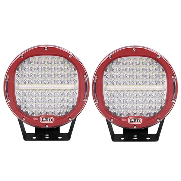 LED Arbejdslampe, Høj Ydelse, Holdbart Design, 2stk rød