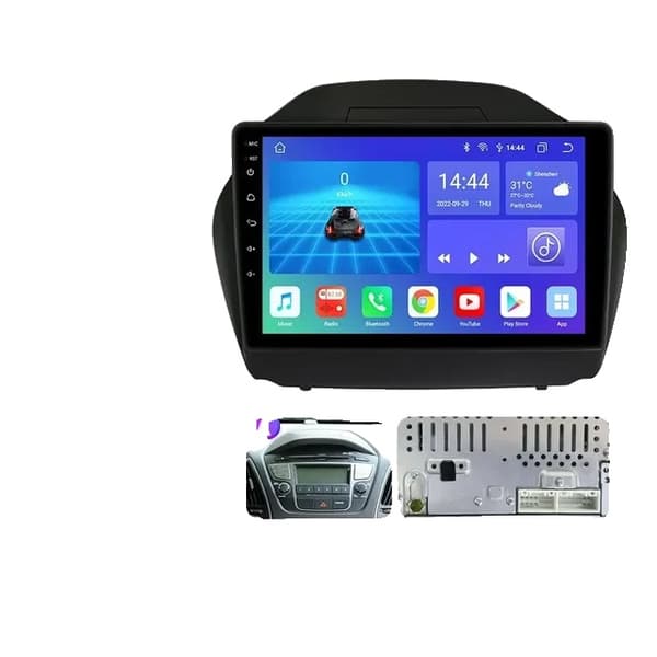 Multimedia Bilradio, Indbygget GPS, Understøtter Carplay og Android Auto, S7 A
