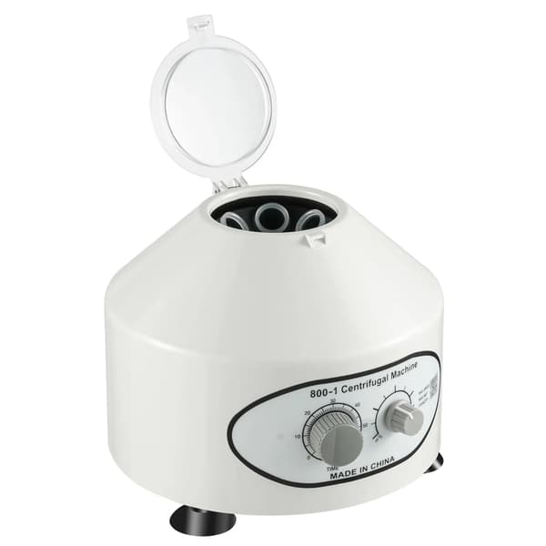 Centrifugmaskin, 25W motor, steglös hastighetskontroll, VIT