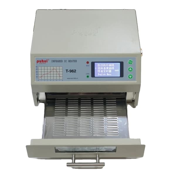 Infrarød Rework Station, 800W Opvarmning, Programmerbare Profiler, PUHUI T962, 220V