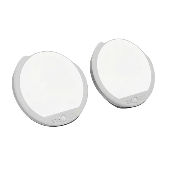 Loftlampe, Bevægelsessensor, Dæmpbar Funktionalitet, 2pcs, HVID