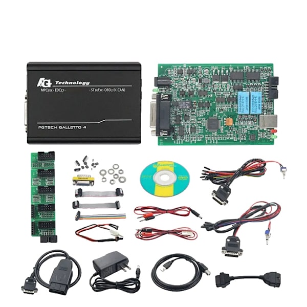 ECU-programmerare, Högkvalitativ PCB, Kompakt design, Stöder OBD2 och BDM, Låst version för direkt användning, CE-certifierad