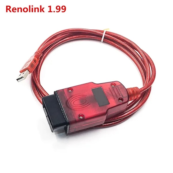 Renolink V199, OBDII ECU nøgleprogrammer, USB diagnostisk interface kabel, Renolink V199 Renolink V1.99 Renolink V1.99