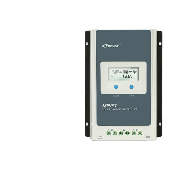 Solcellsregulator, 40A Maximal Ström, LCD-display, 40A