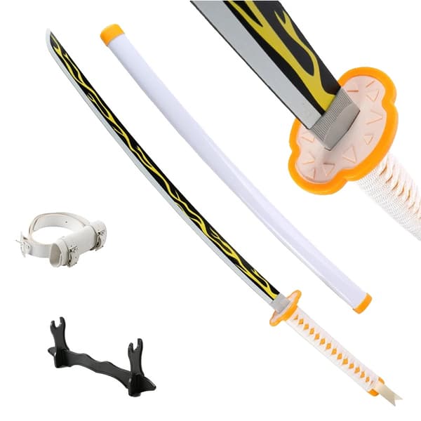 Anime Katana, 104 cm længde, letvægts bambusblad, Zenitsu