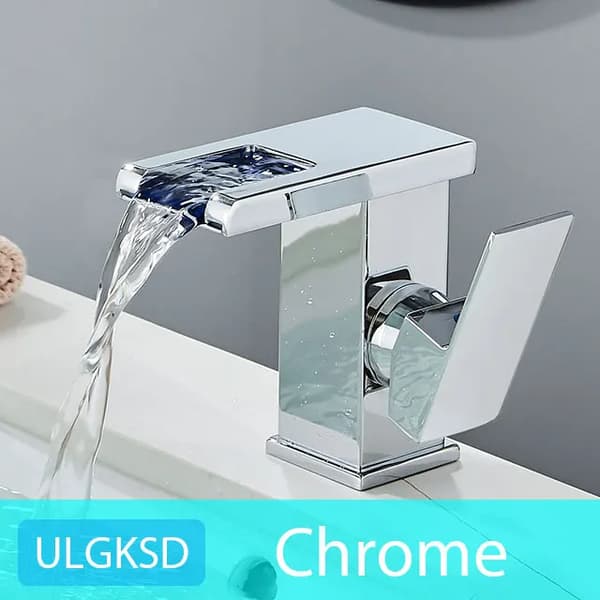 Badrumskranar, LED Hydroelektrisk Teknologi, Vattenfall Design, Chrome