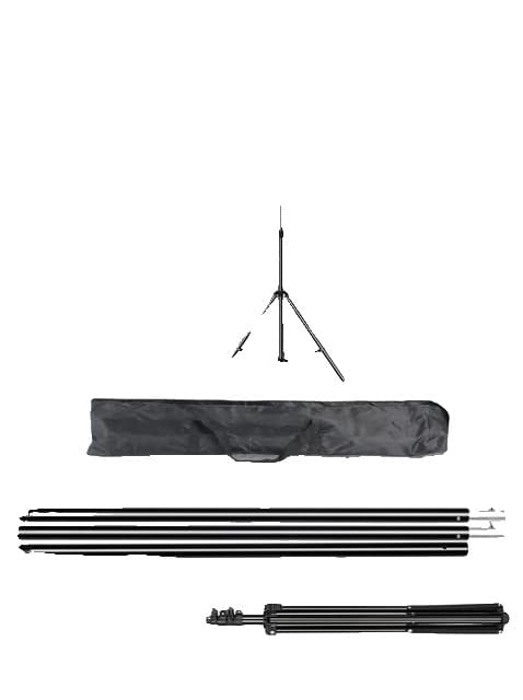 Baggrundsstativ, Justerbar Højde, Bærbart Design, Ingen stof 1.5x2M