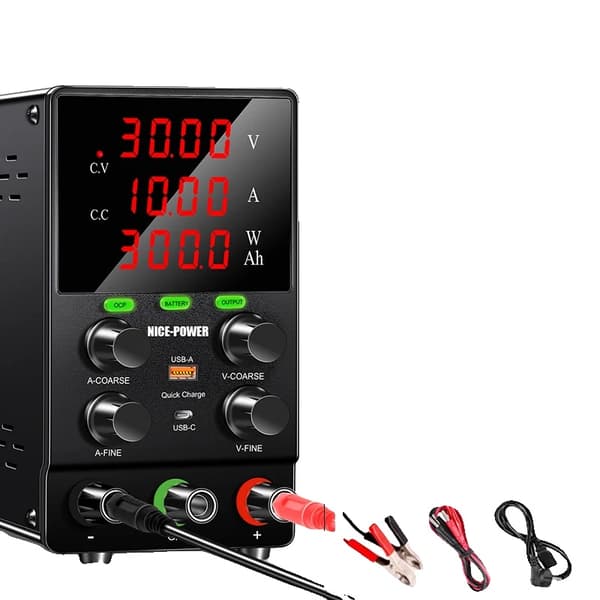 DC-strömförsörjning, Realtids Ah-display, Säkerhetsfunktioner, SPS3010C 30V10A