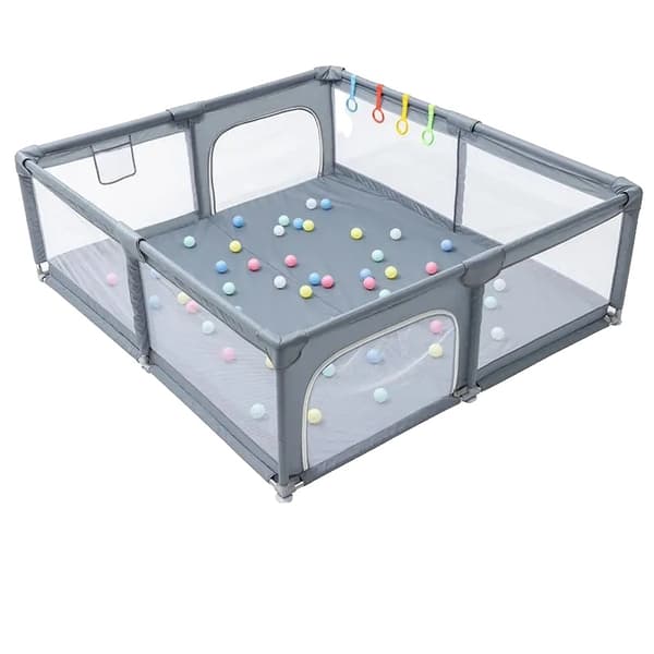 Lekställning, Hållbar Design, Lätt Montering, Grå 1.8*2m