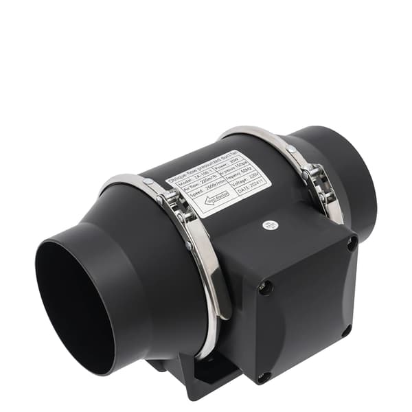 Afbudsventilator, Lavt støjniveau, Holdbar konstruktion, sort