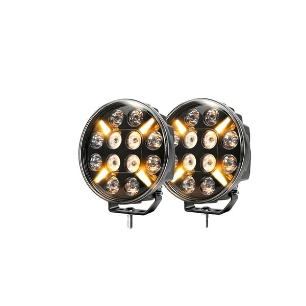 Off Road Lys, Kombineret Stråle, Vandtæt Beskyttelse, 2PC 9inch DRL