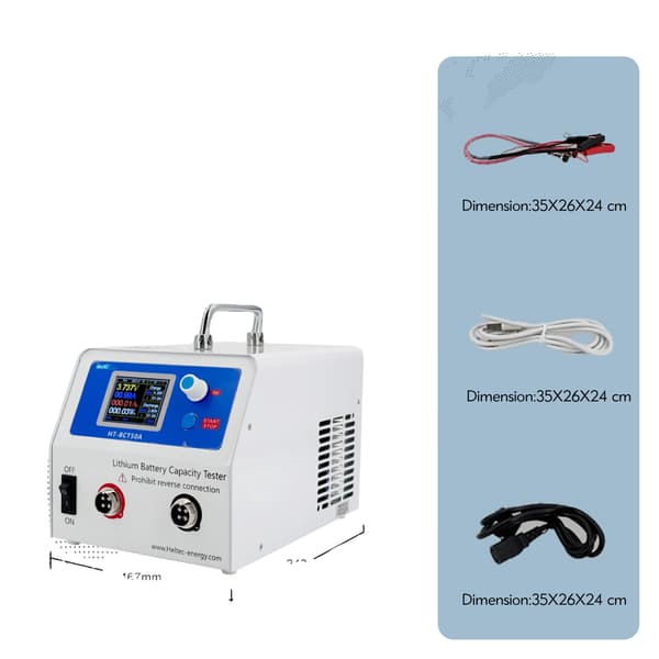 Batterikapacitetstestare, Ladda/Urladda, Högprecisionsprovning, 50A 5V