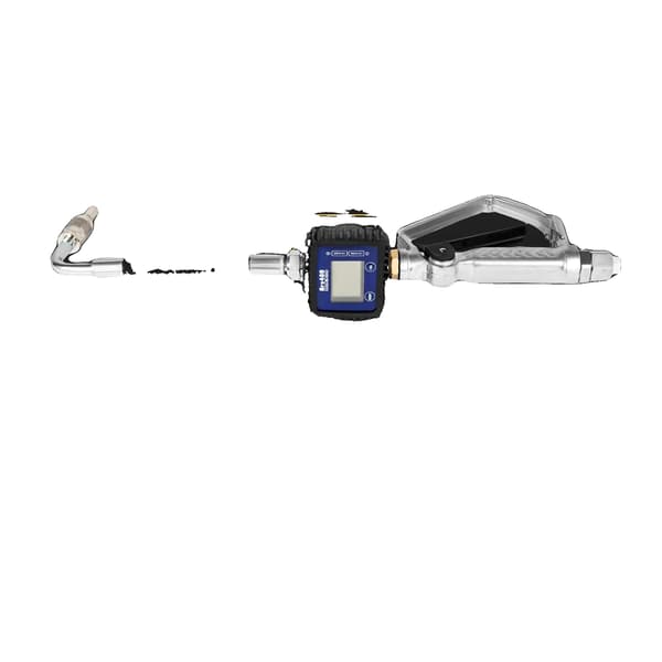 Olie målepistol, LCD-display, høj præcision, sølv