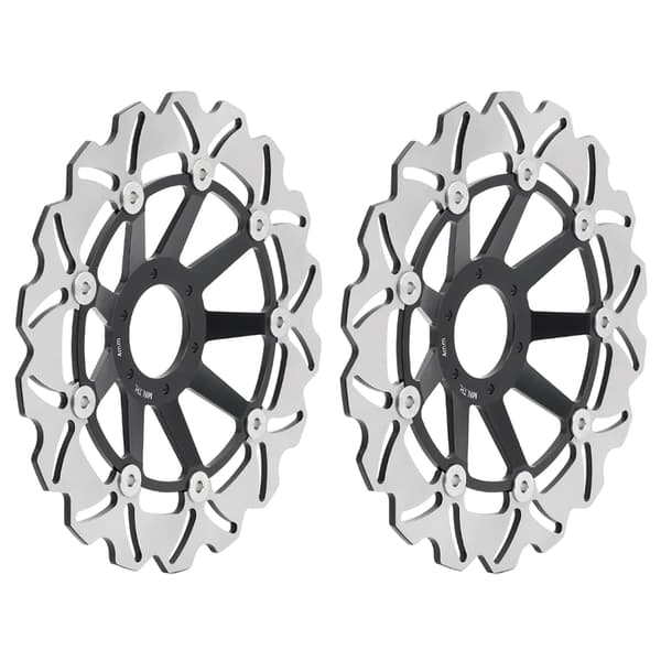Bremse skiver, 296mm diameter, højtydende rustfrit stål, Sort ZC
