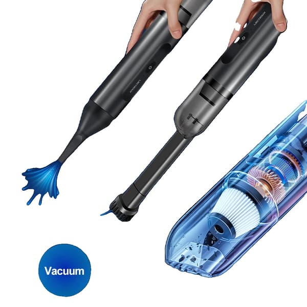 Dammsugare, Sladdlös Design, Stark Sugkraft, Mörkgrå