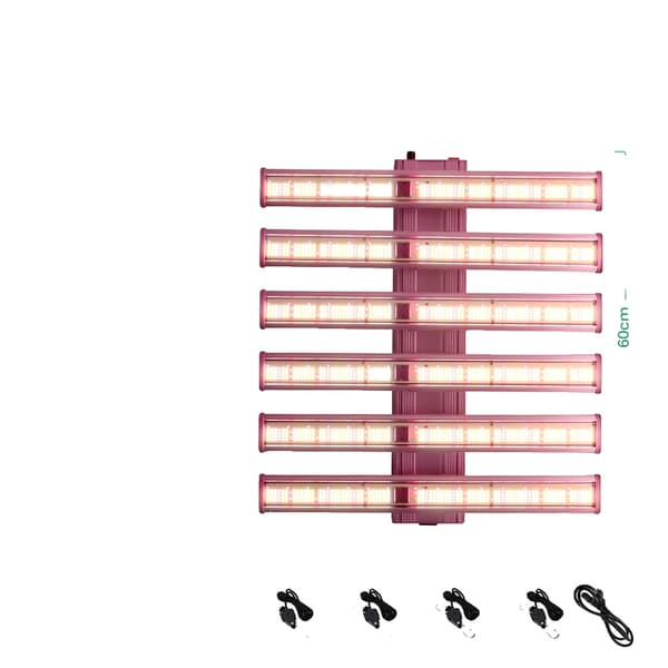 Fullspektrum LED-växtbelysning, dimbar, 110-240V, aluminiummaterial, 320W