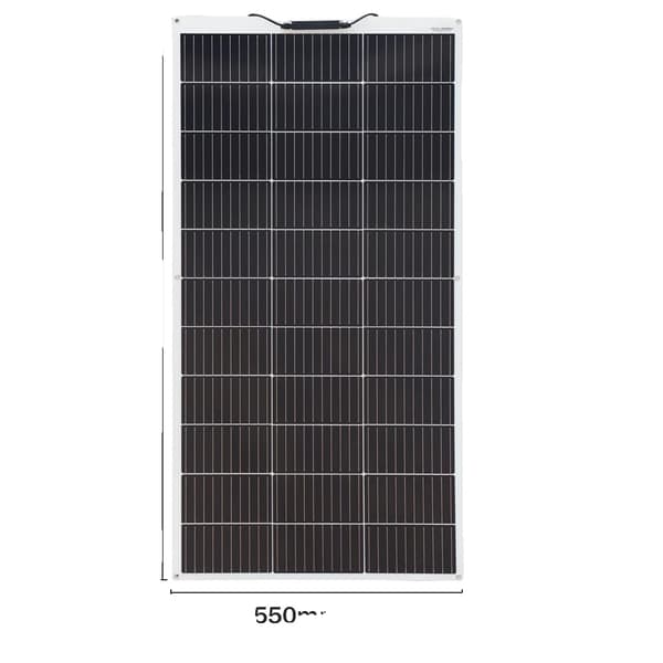 Solpanel, Fleksibelt Design, Høj Effektivitet, PET 150W 1065x550mm