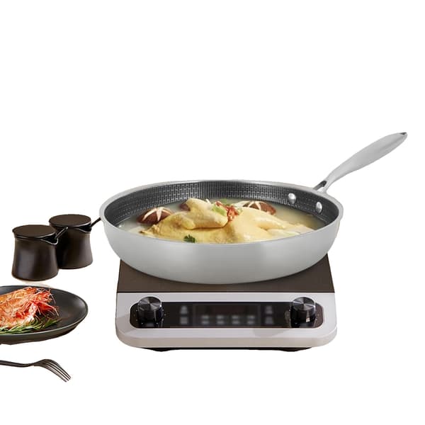 Stegepande, Rustfrit Stål, Non-Stick Overflade, 32cm