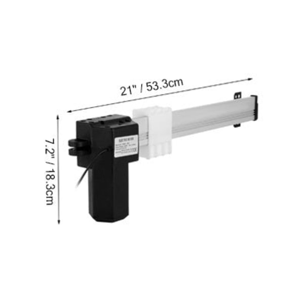 Sähköinen Nojatuolin Moottoriaktuaattori - Erittäin Vahva, Ruostumaton & Hiljainen Suunnittelu 38-61cm