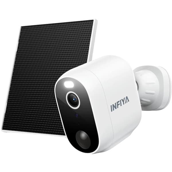 Säkerhetskamera, batteridriven, AI mänsklig detektion, 1PCS