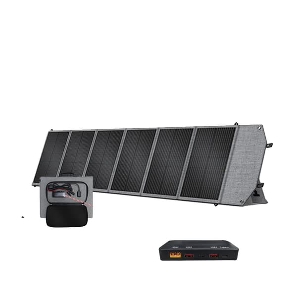 Bærbar Solpanel, Høj Effektivitet, Kompakt Design, SP200 200W