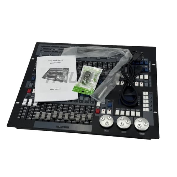 Lysbord, DMX Kontrol, Flight Case Inkluderet, kun Console, EU Stik