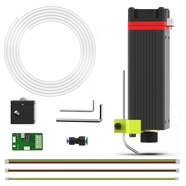 Laserimoduuli CNC-leikkauskoneelle, PWM- ja TTL-ohjaus, 30 mm polttoväli,N30820 20W + Ilmavalmennus N30820 20W + Air Assist N30820 20W + Air Assist