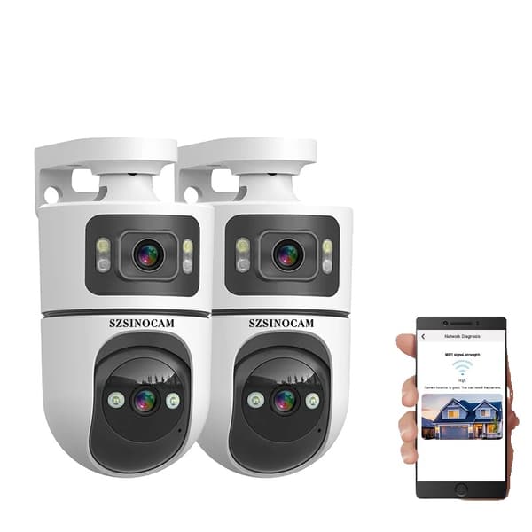 IP-kamera, 3 MP, WiFi-yhteys, WiFi 2PCS