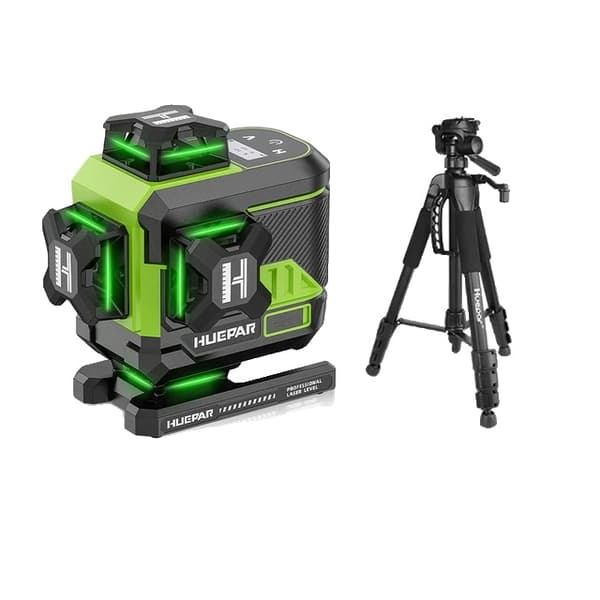 Laseravståndsmätare, Bluetooth-anslutning, Hög precision, SET-3 med stativ