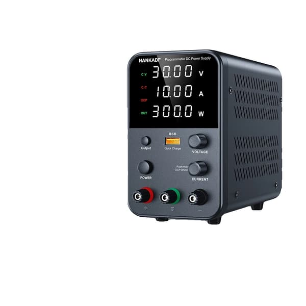 DC Lab Strømforsyning, 30V Udgivelse, 10A Strøm, Sort WPS3010H-N