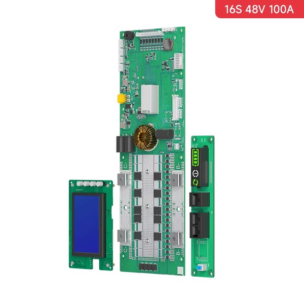 Daly Smart BMS, 16S 48V, 100A til hjemmeenergilagring, LFP 16S 48V 100A FL